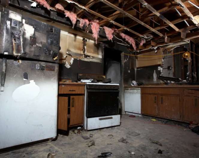 service fire damage restoration work