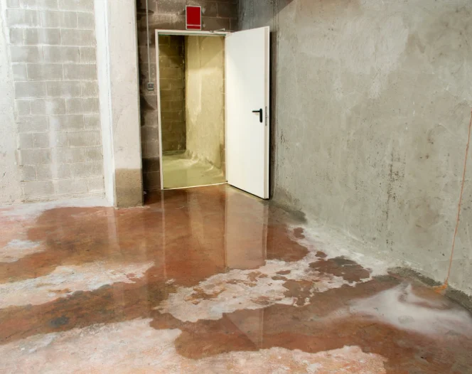 service water damage restoration work